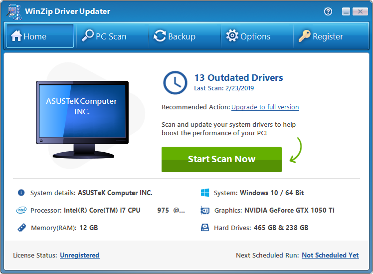 WinZip Driver Updater 5.41.0.24 Crack With Keygen Download