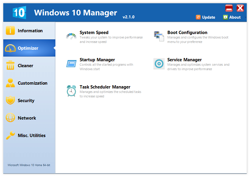 Yamicsoft Windows 10 Manager 2021 3.4.0 Crack Keygen Download