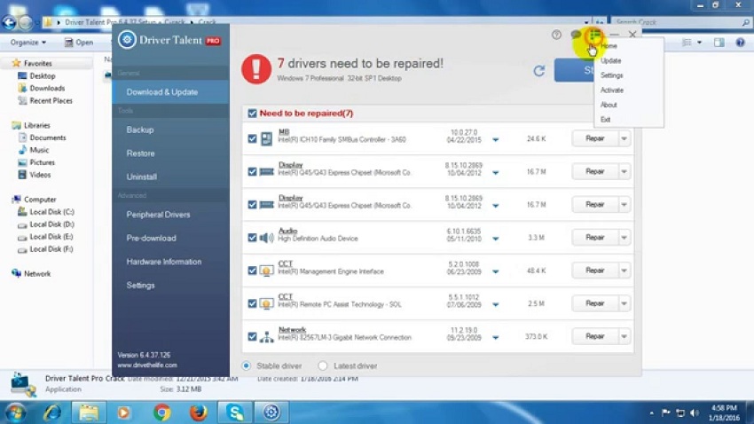 Driver Talent Pro 8.0.3.1 Crack Free Activation Key Free Download 2022