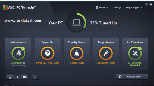 AVG PC TuneUp 21.3 Build 3053 Crack + Keygen Free Download 2022
