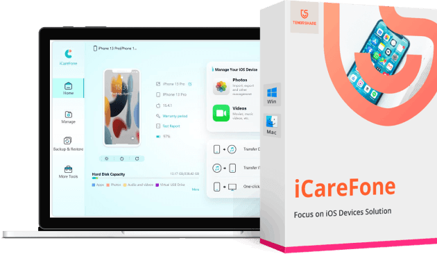Tenorshare iCareFone 8.6.13 Crack + With Keygen Latest {2023}