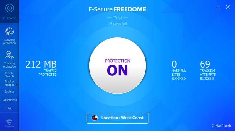 F-Secure Freedome VPN 2.45.888.0 Crack + Serial Key 2022