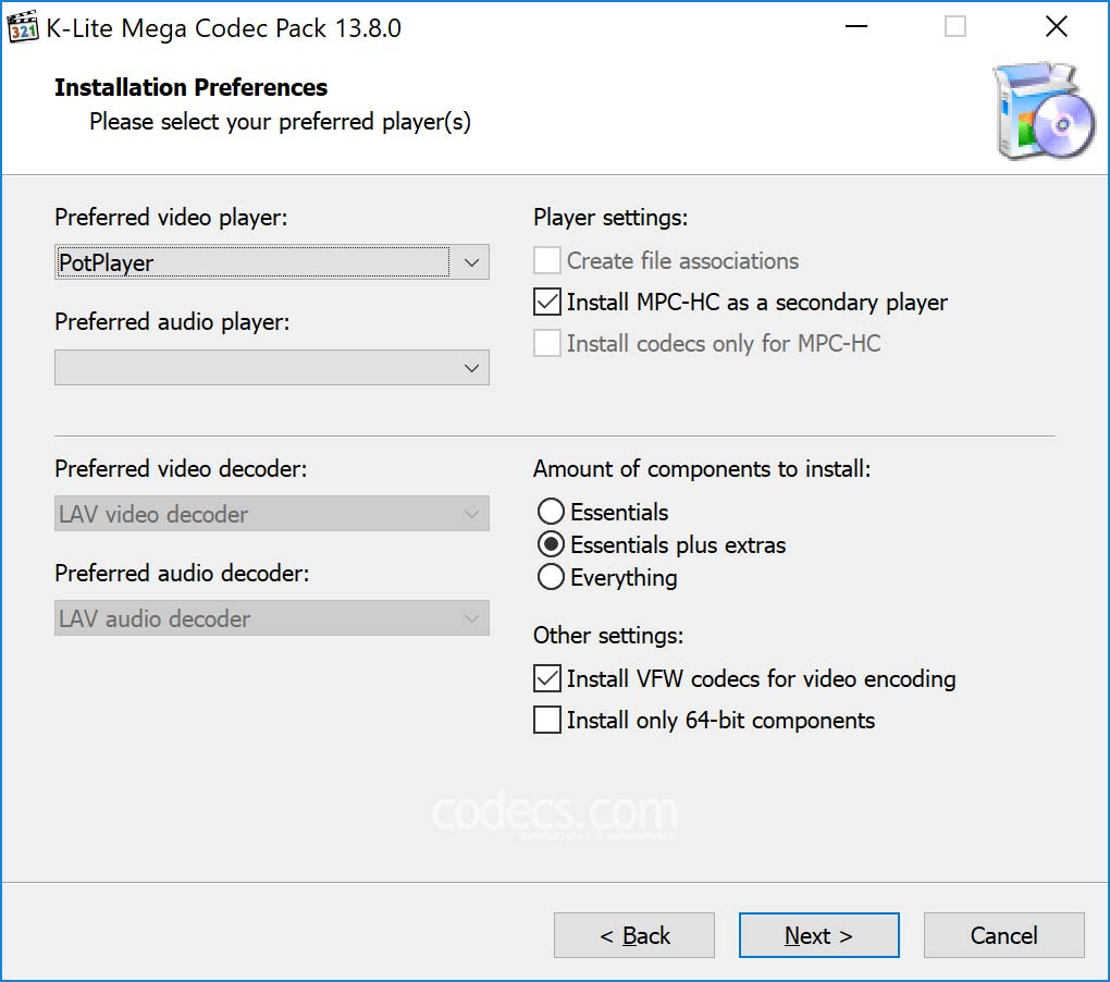 K-Lite Mega Codec Pack 17.4.5 Crack With Serial Key Latest 2023