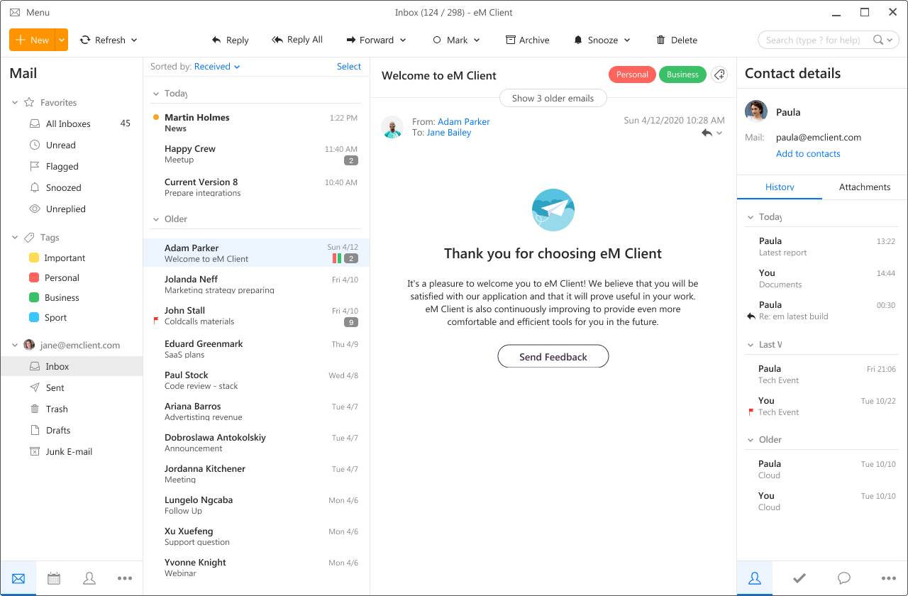 eM Client Pro 9.2.1713.0 Crack & Serial Key Free [Latest 2023]